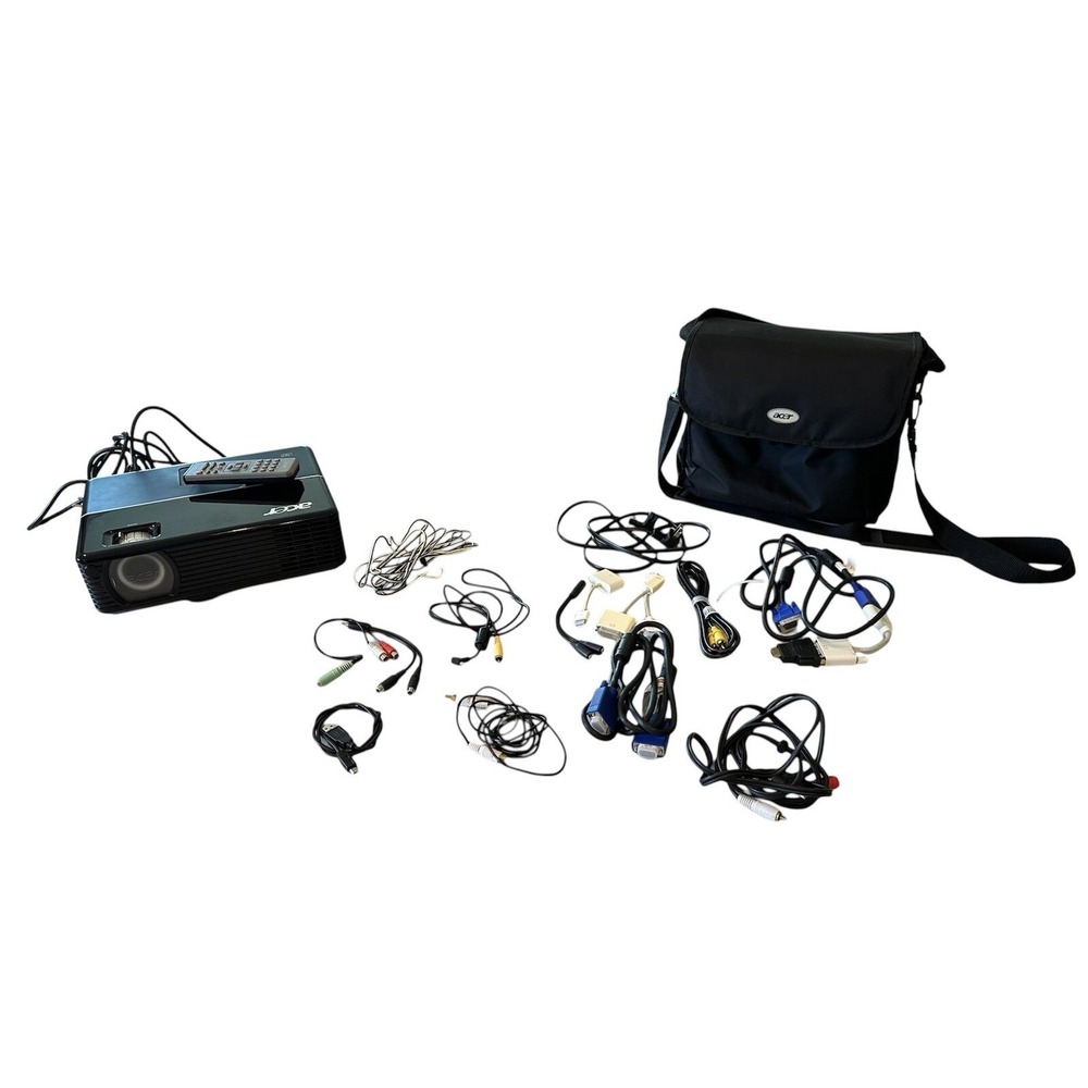 Acer P1265 DLP Projector‎ System Model DNX0702 Whole Package Tested Works